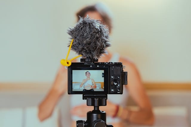 Professional live streaming setup
