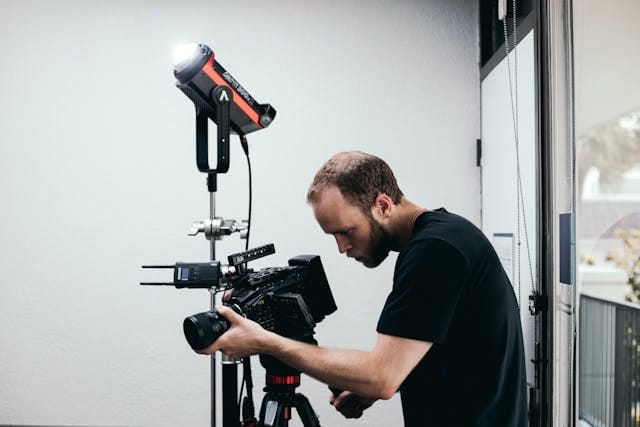 Multi-camera streaming with graphics