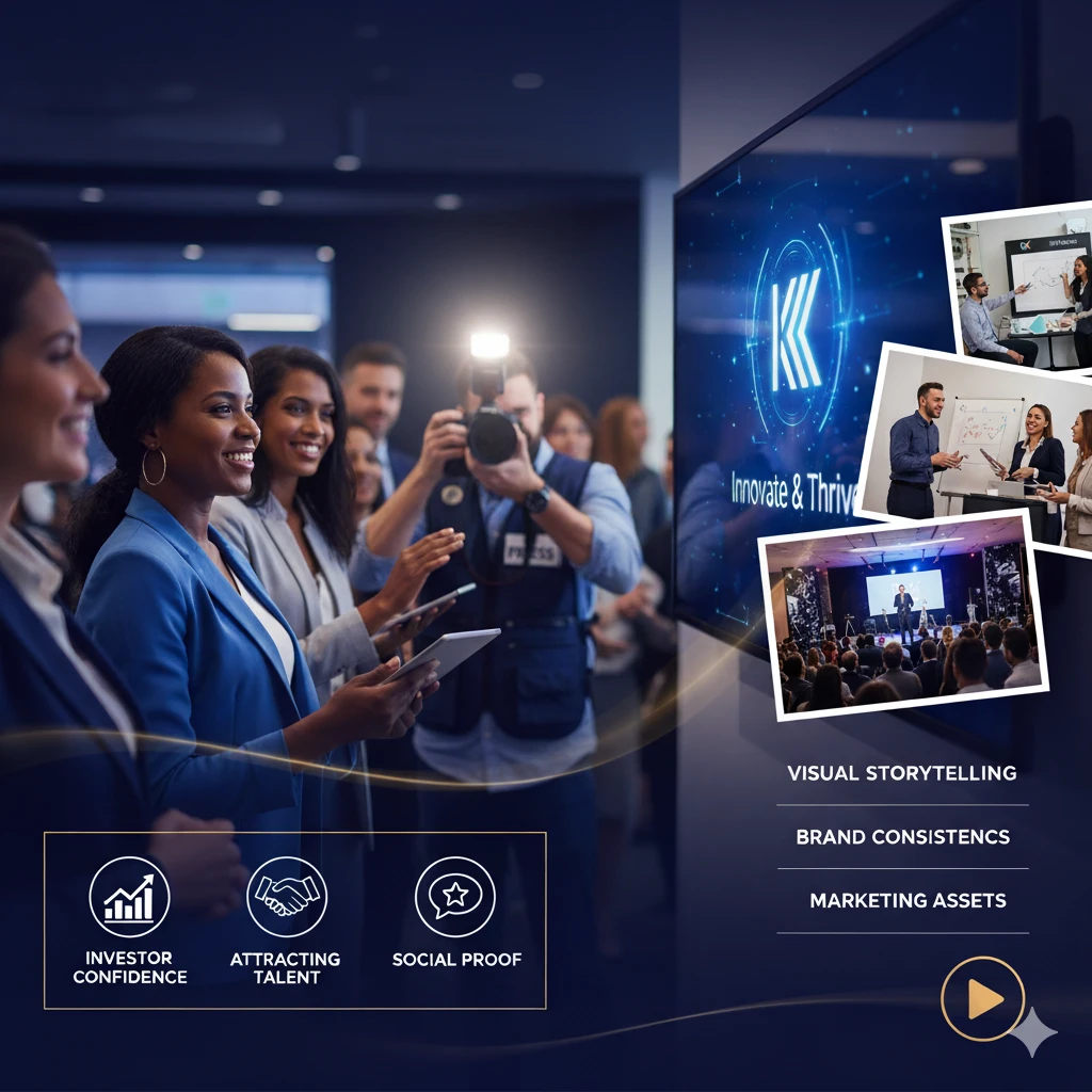 corporate event photography by kween media