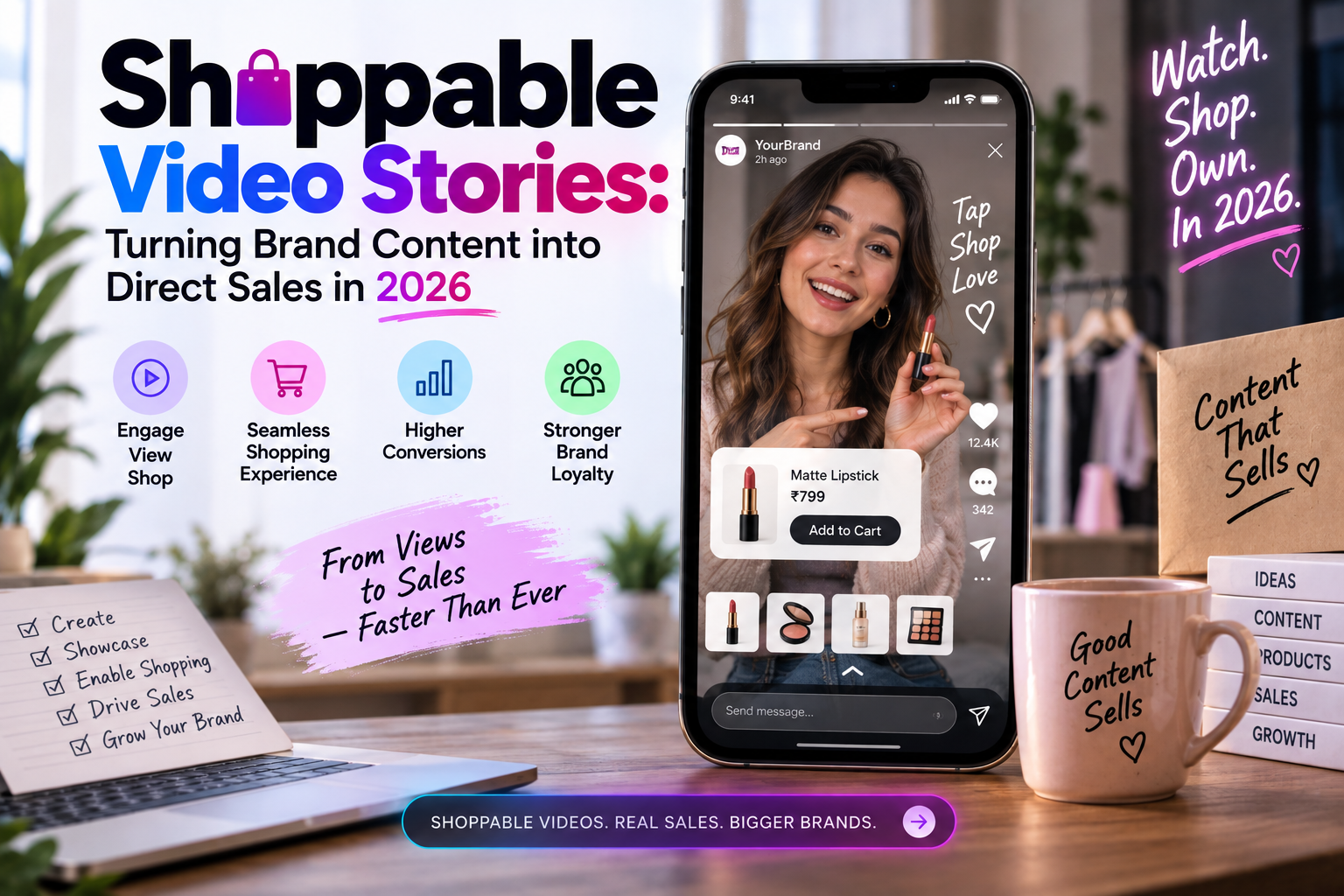 Shoppable video stories turning brand content into direct sales in 2026
